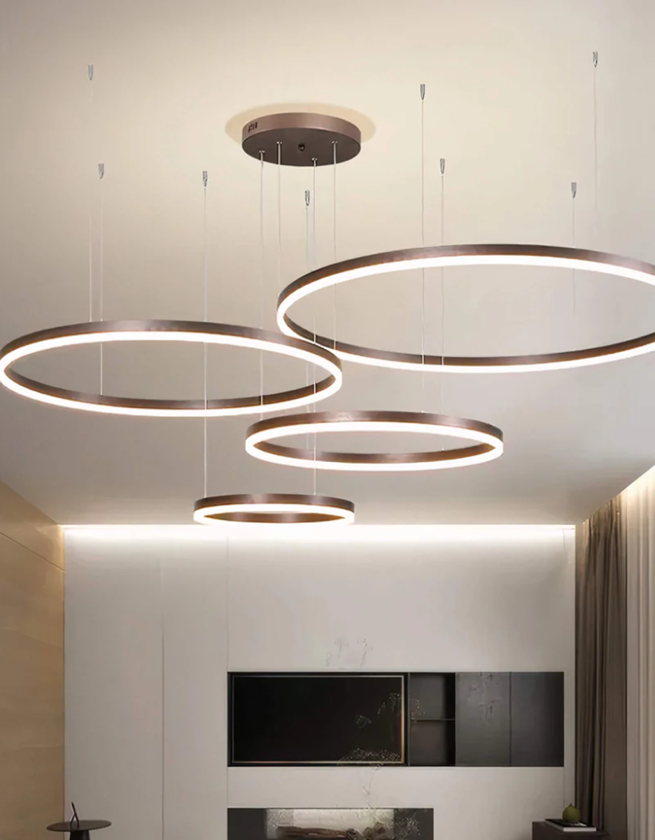 Nordic Rings Ceiling Lights • Brown