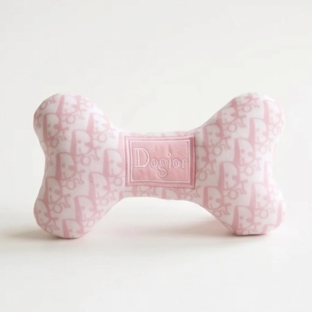 Pink Dogior Bone dog toy