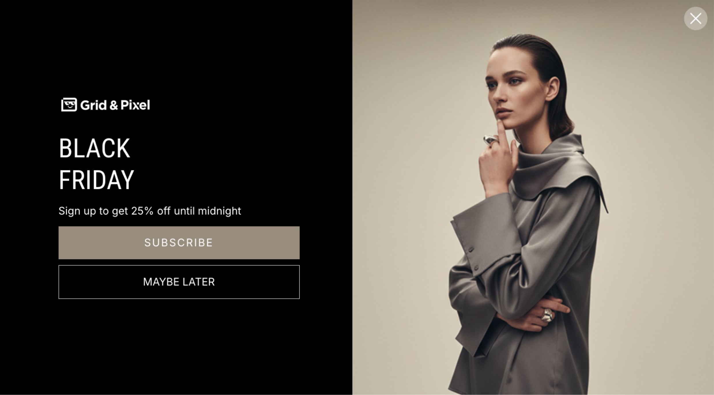 Editorial Black Friday Sign Up