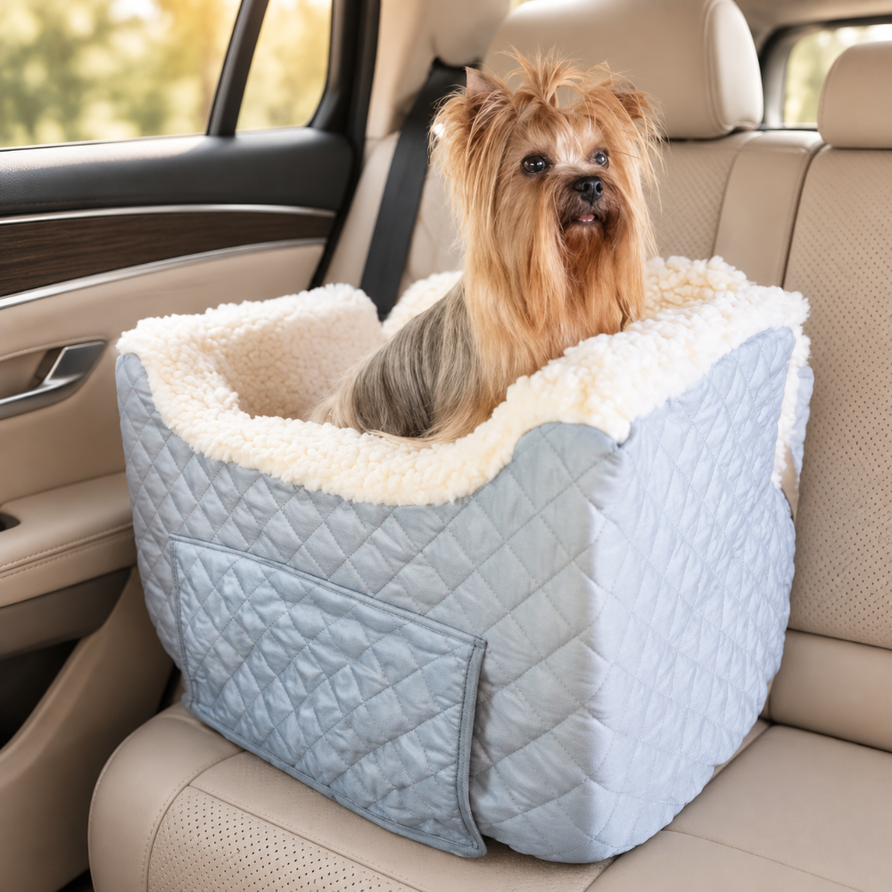 Dog travel car seat from Posh Puppy Boutique