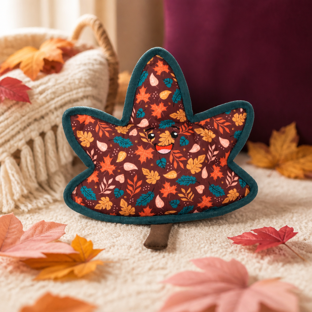 Falling Leaves Toy in an autumn play setting