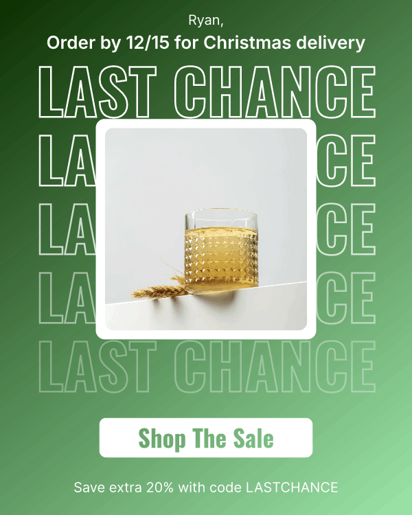 last chance christmas shipping email graphic