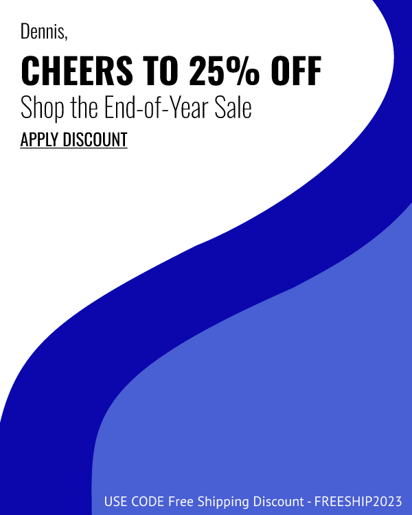 end of year sale email graphic
