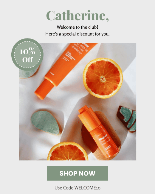 Welcome email example with animation